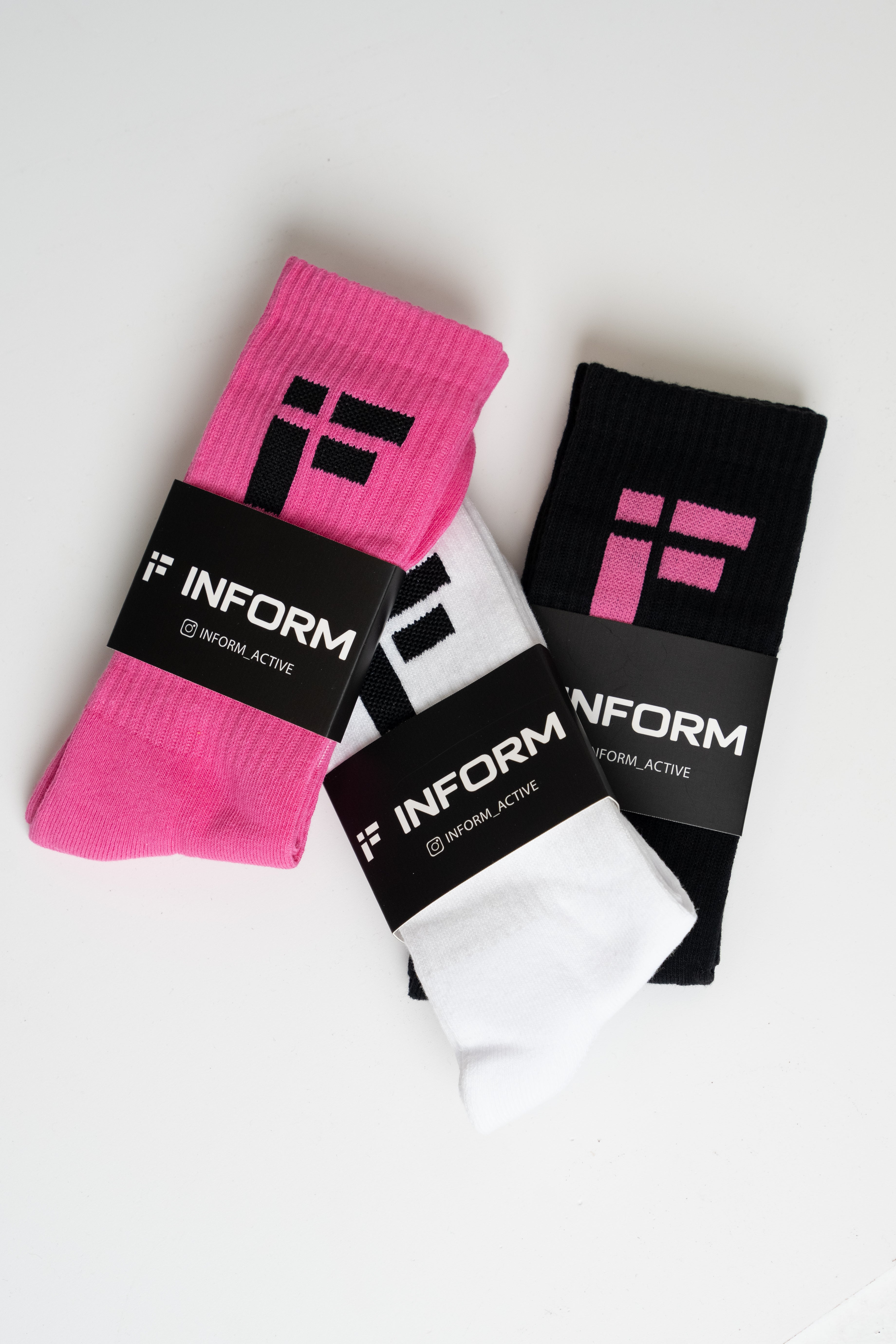 INFORM Crew Training Socks Mixed 3 Pack - INFORM ACTIVE