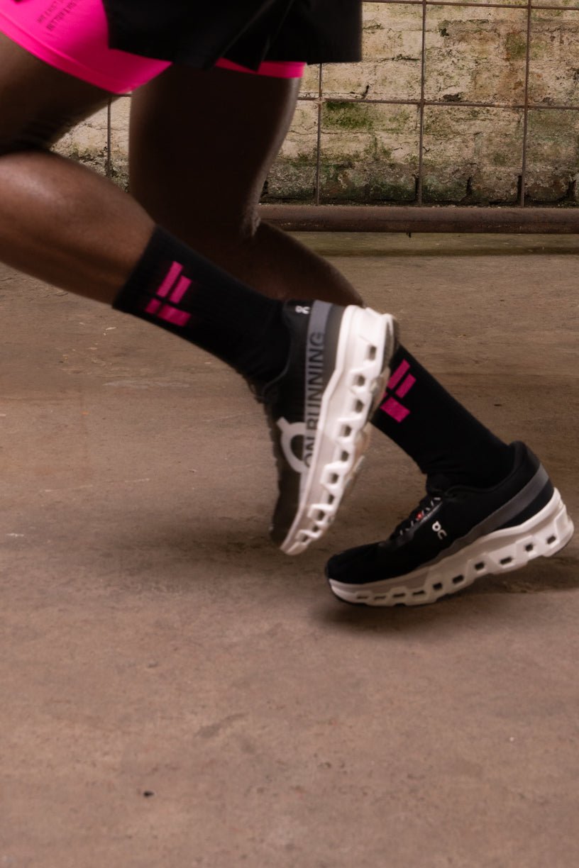 Pink INFORM Crew Training Socks - INFORM ACTIVE