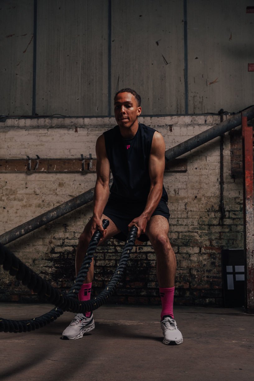 Pink INFORM Crew Training Socks 3 Pack - INFORM ACTIVE
