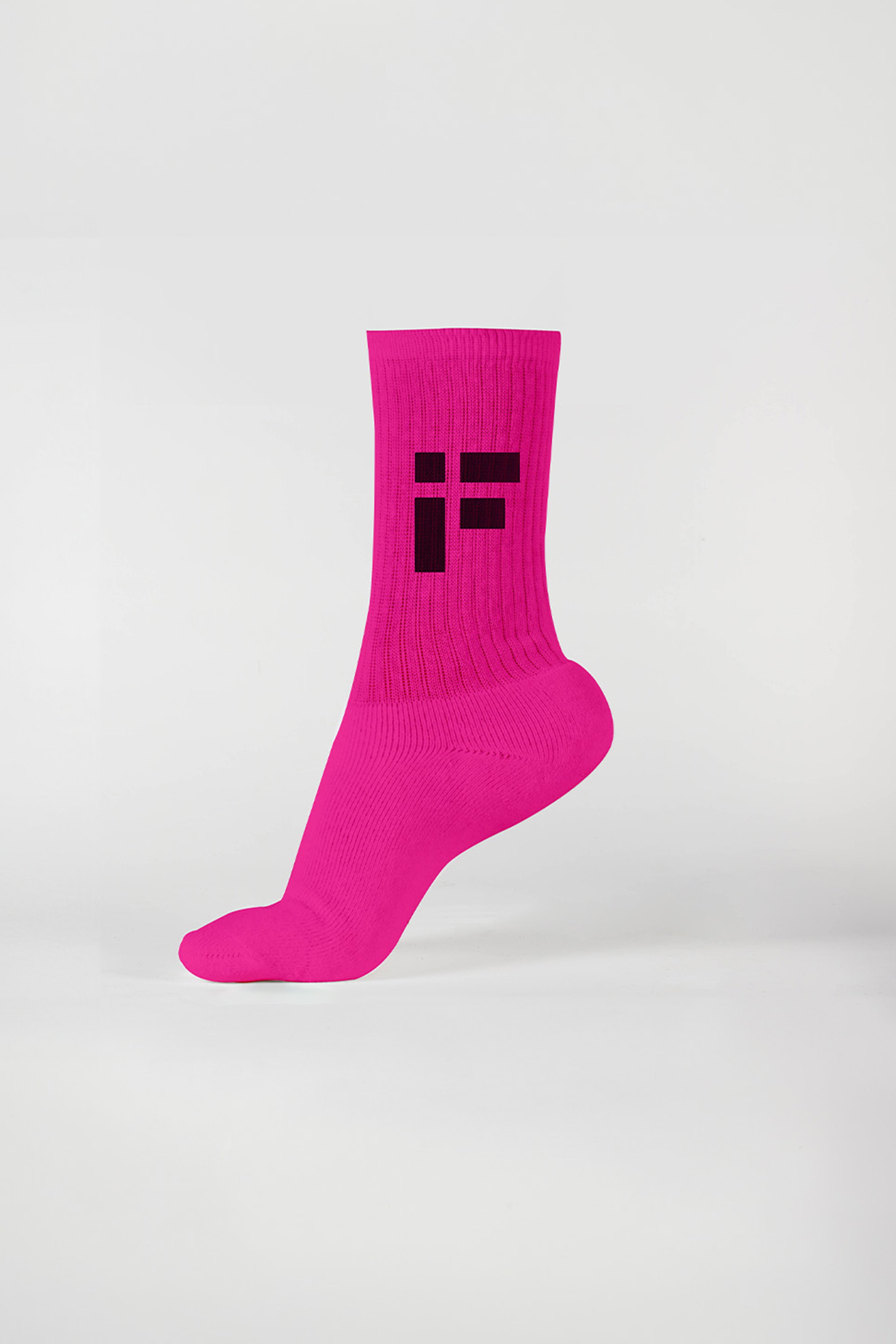Pink INFORM Crew Training Socks - INFORM ACTIVE