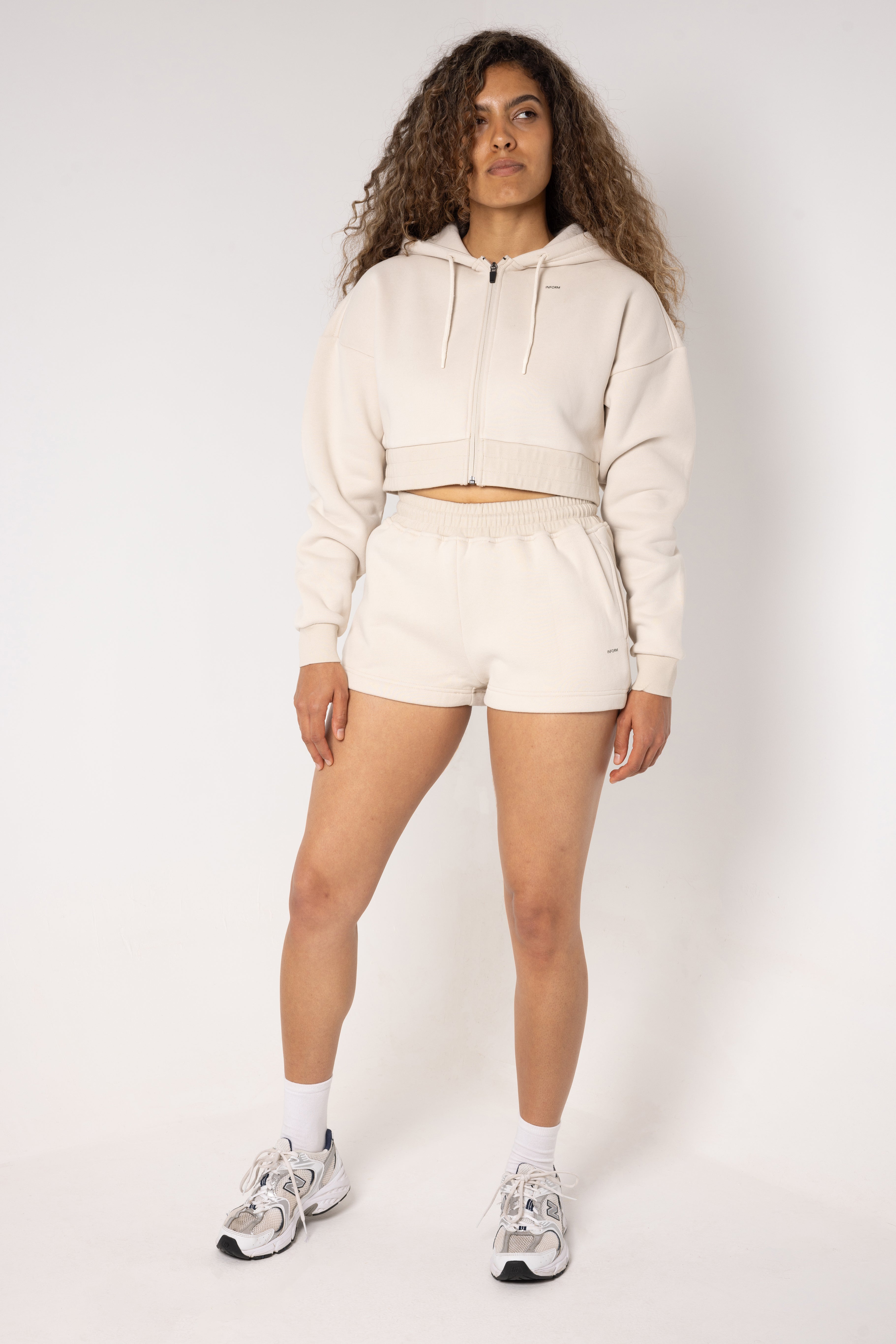 REST DAY FEMALE RECOVERY SOFT SAND CROP ZIPPY - INFORM ACTIVE