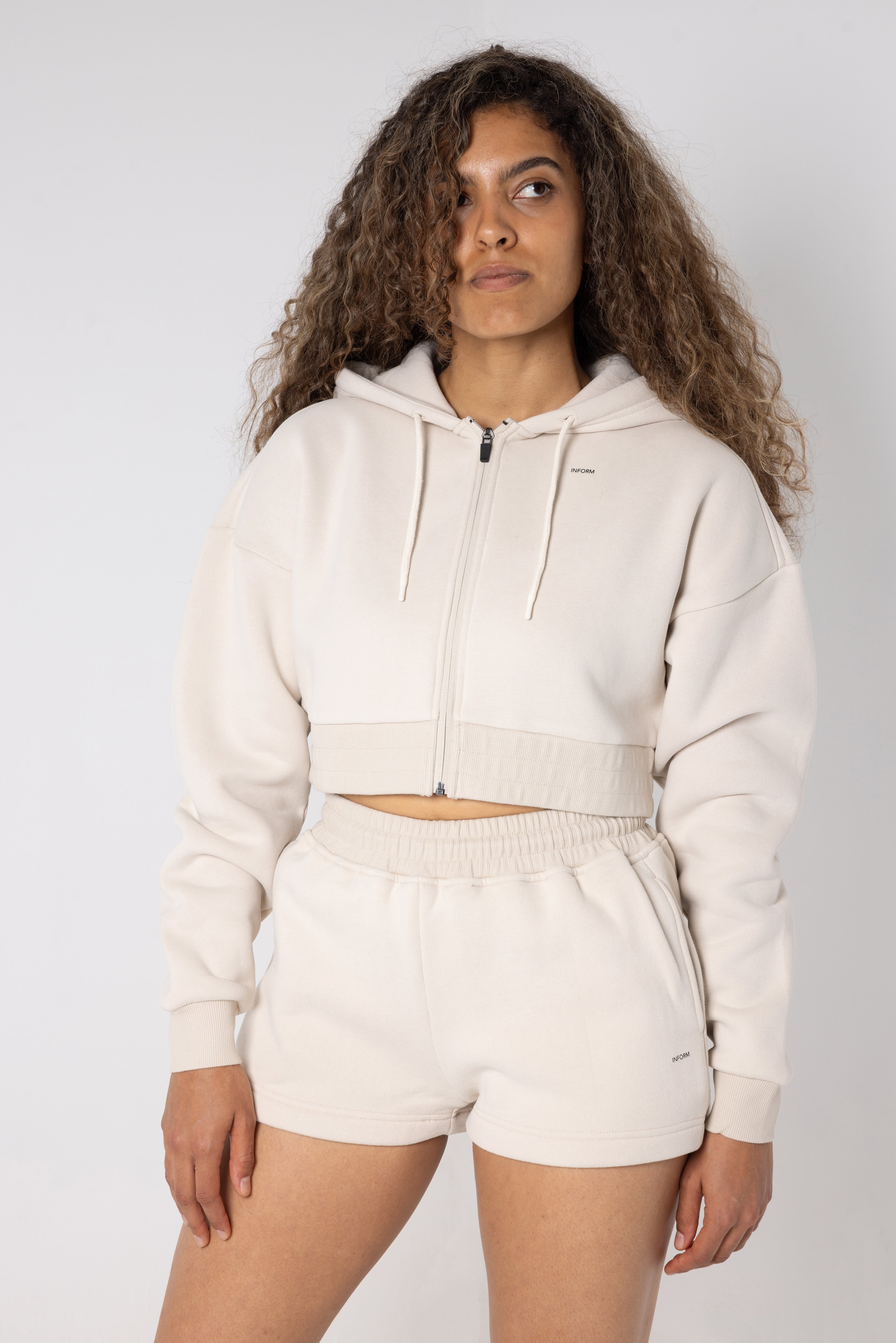 REST DAY FEMALE RECOVERY SOFT SAND CROP ZIPPY - INFORM ACTIVE