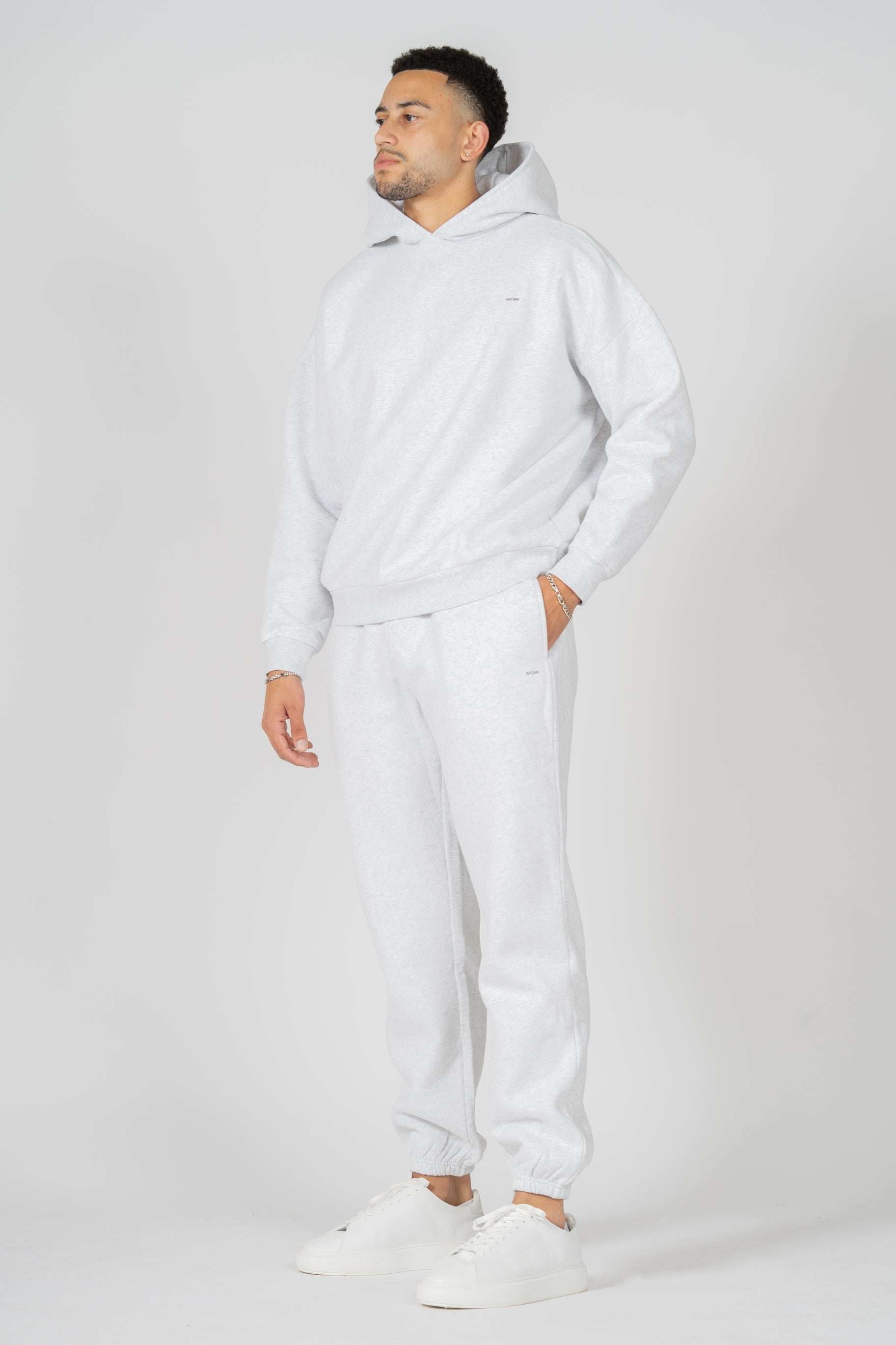 REST DAY MALE RECOVERY GREY OVERSIZED HOODIE - INFORM ACTIVE