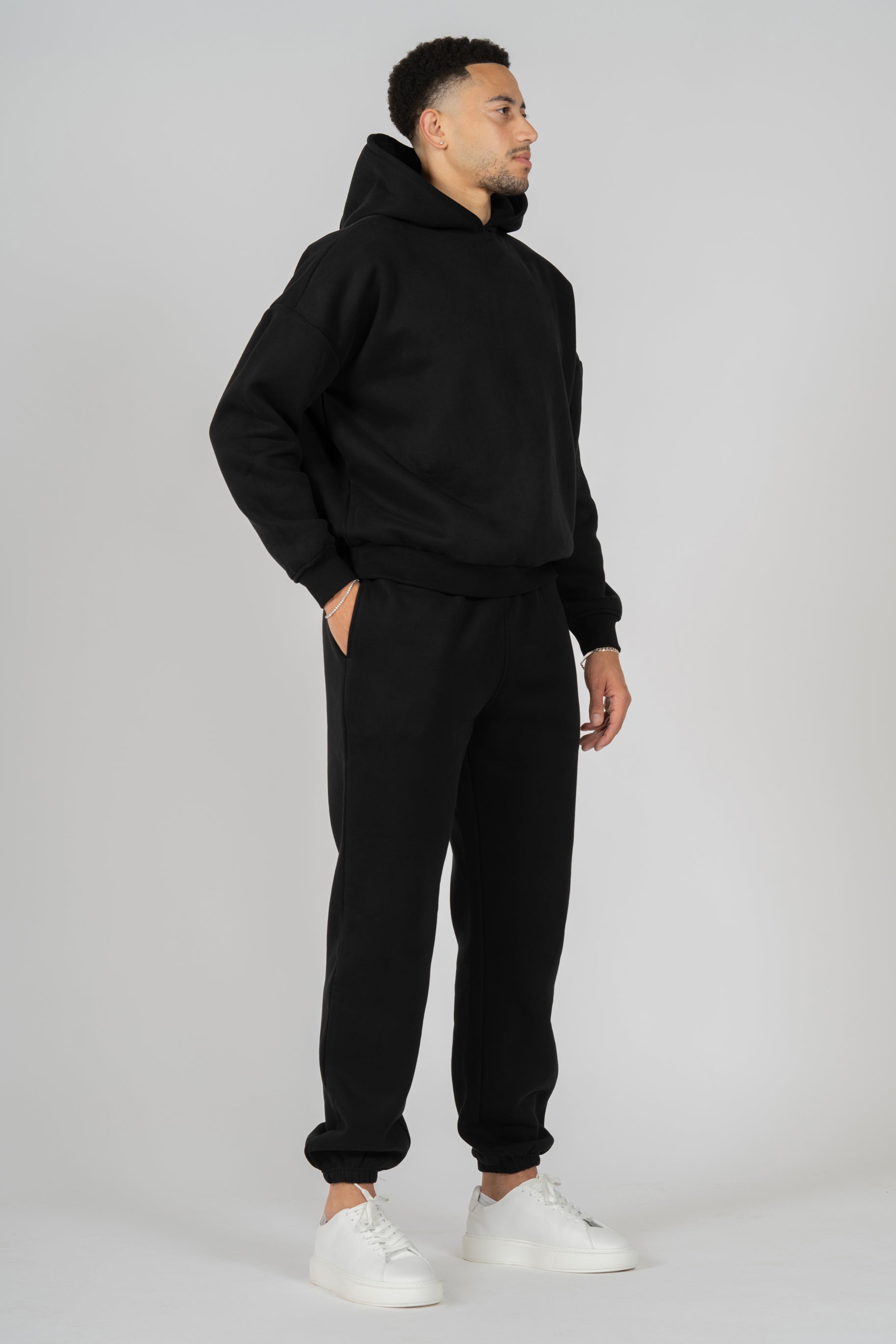 REST DAY MALE RECOVERY BLACK OVERSIZED HOODIE - INFORM ACTIVE