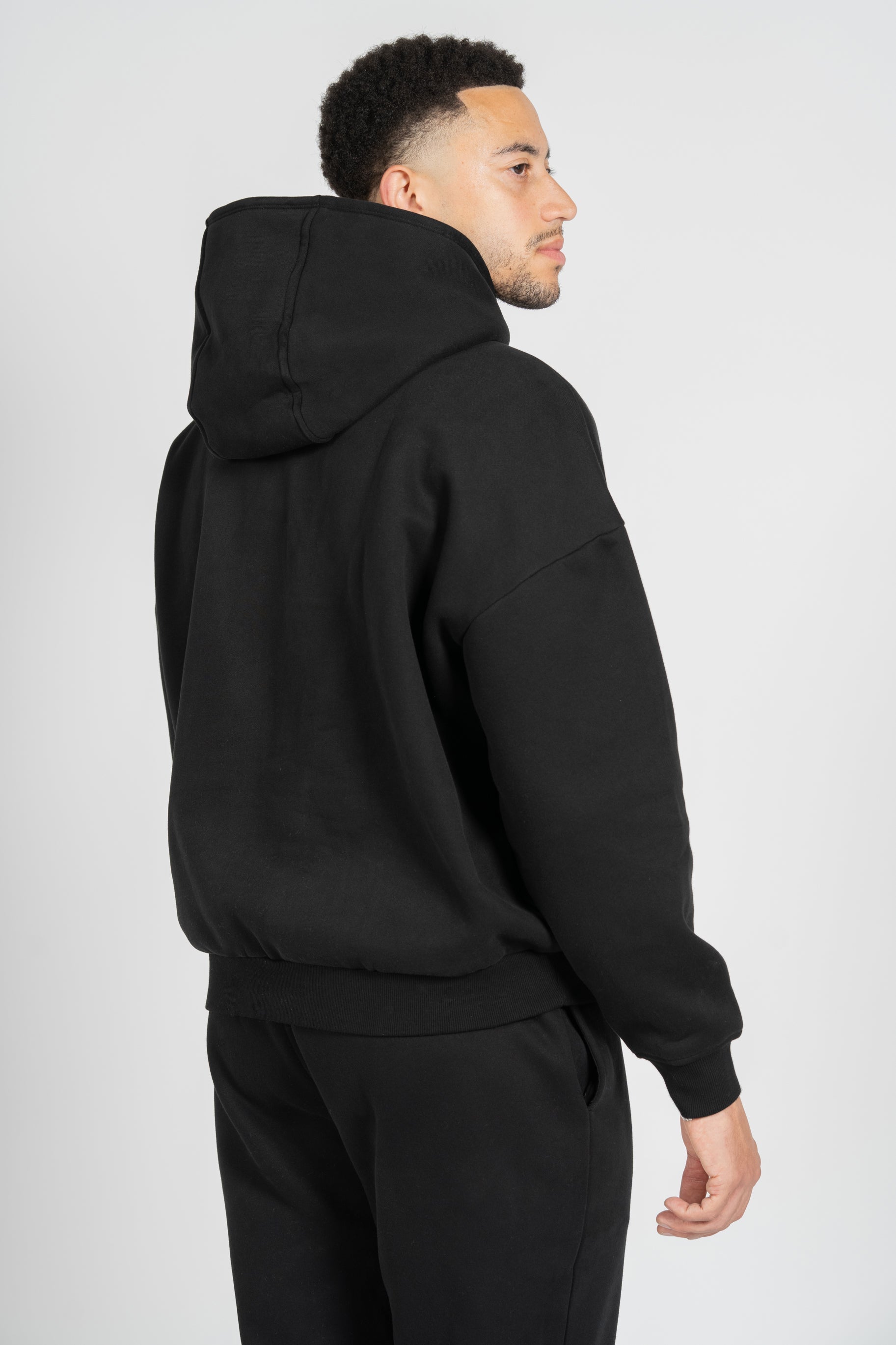 REST DAY MALE RECOVERY BLACK OVERSIZED HOODIE - INFORM ACTIVE