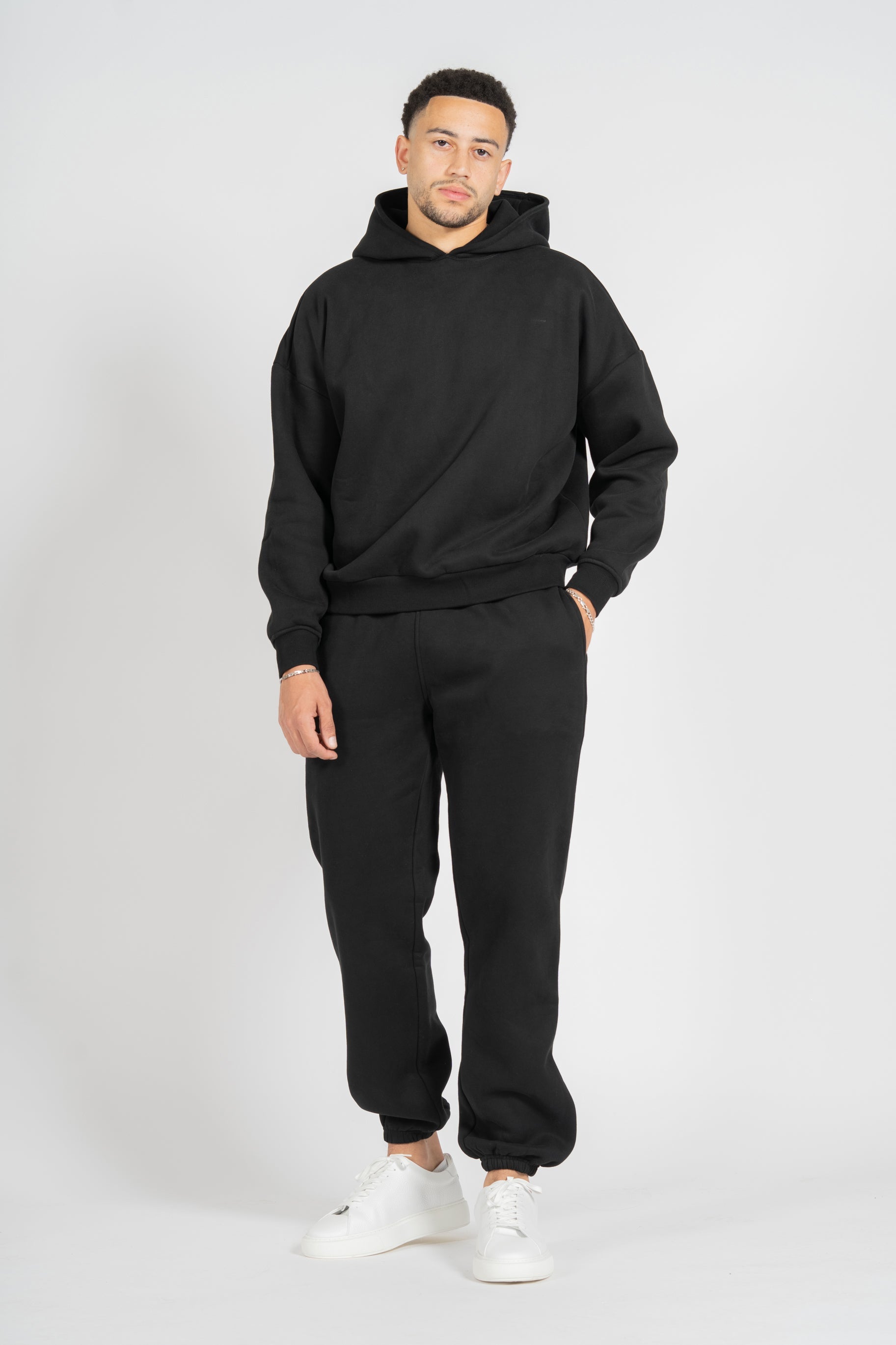 REST DAY MALE RECOVERY BLACK OVERSIZED JOGGERS - INFORM ACTIVE
