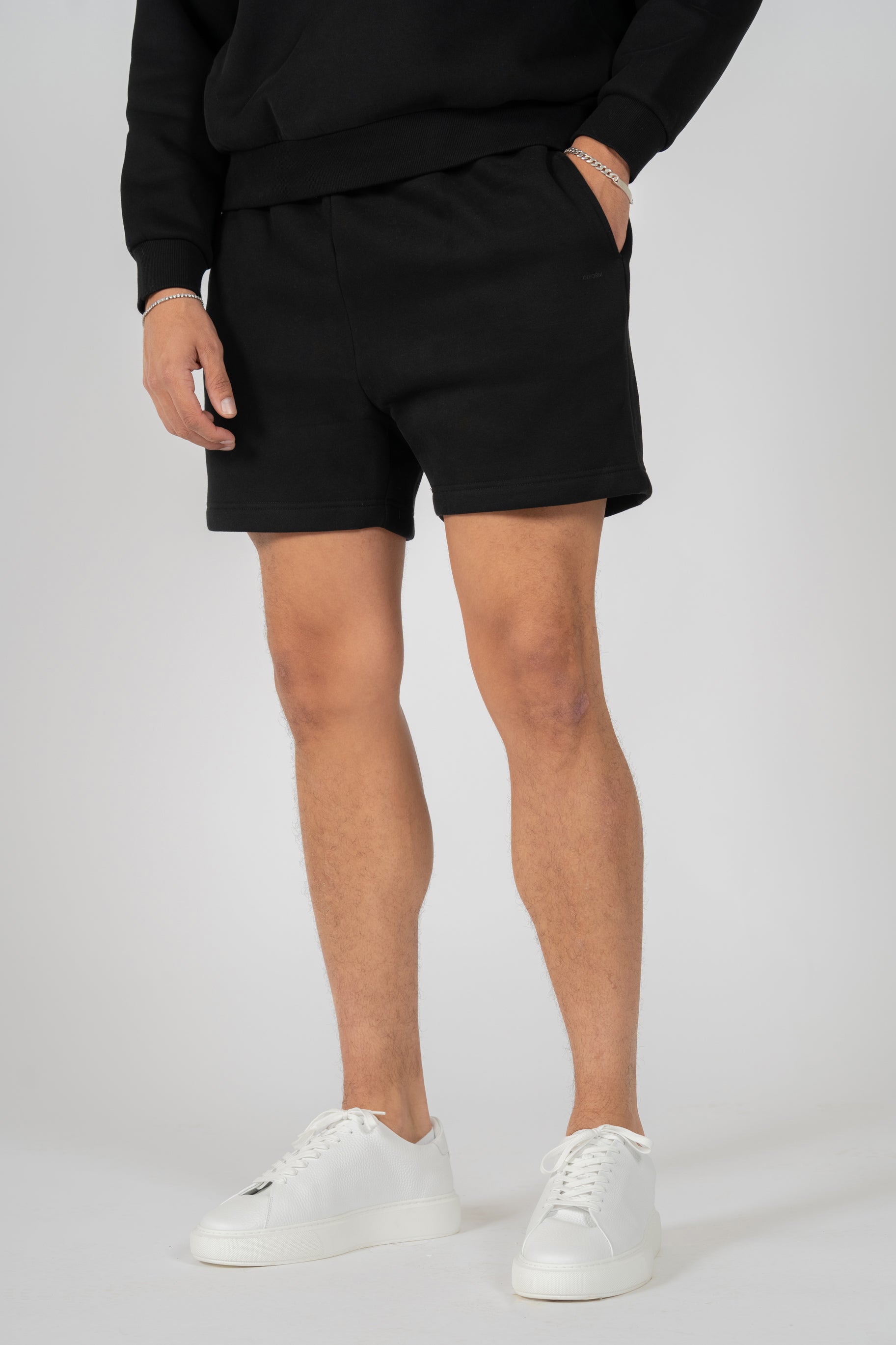 REST DAY MALE RECOVERY BLACK SWEAT SHORTS - INFORM ACTIVE