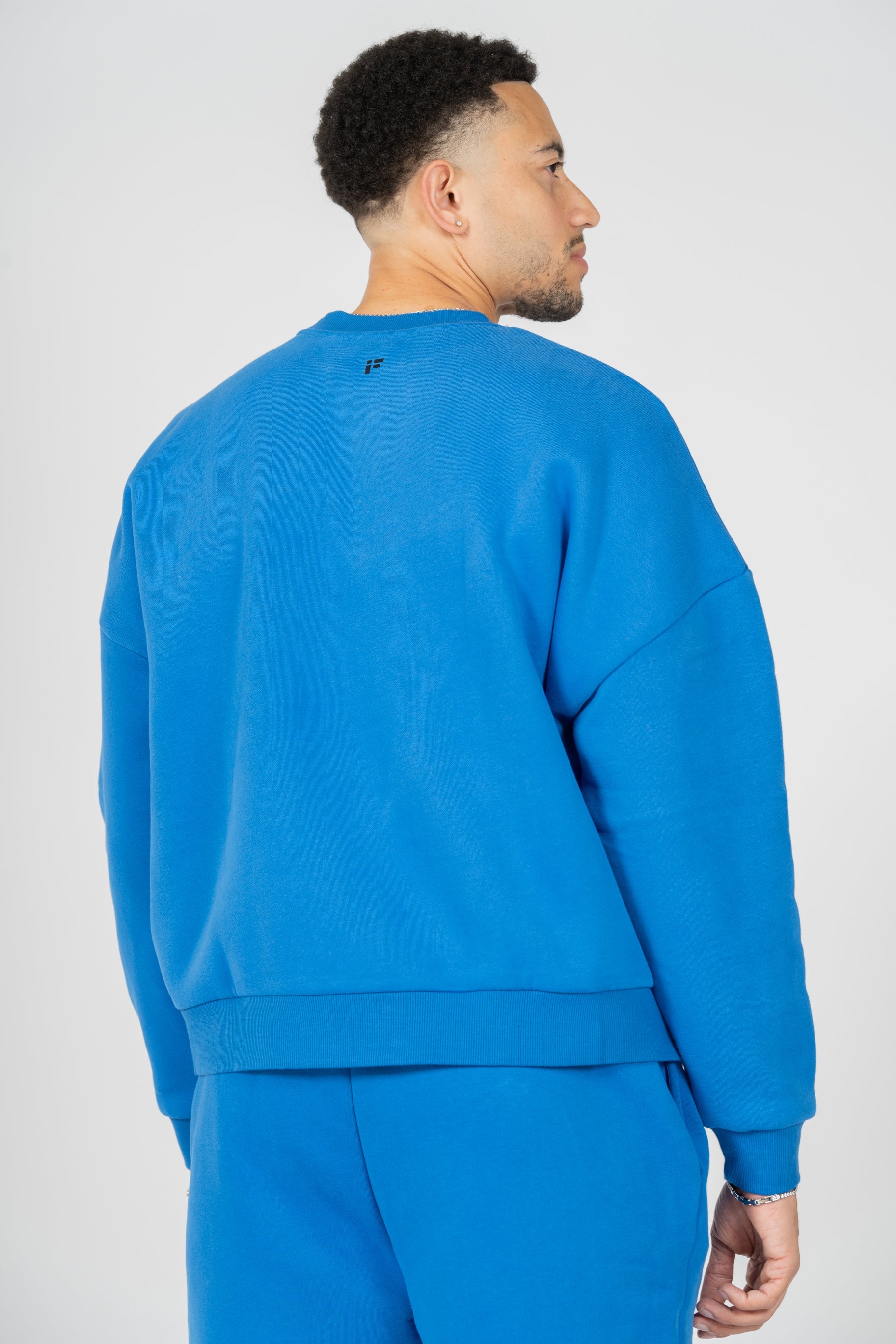 REST DAY MALE RECOVERY BLUE CREWNECK SWEATSHIRT - INFORM ACTIVE