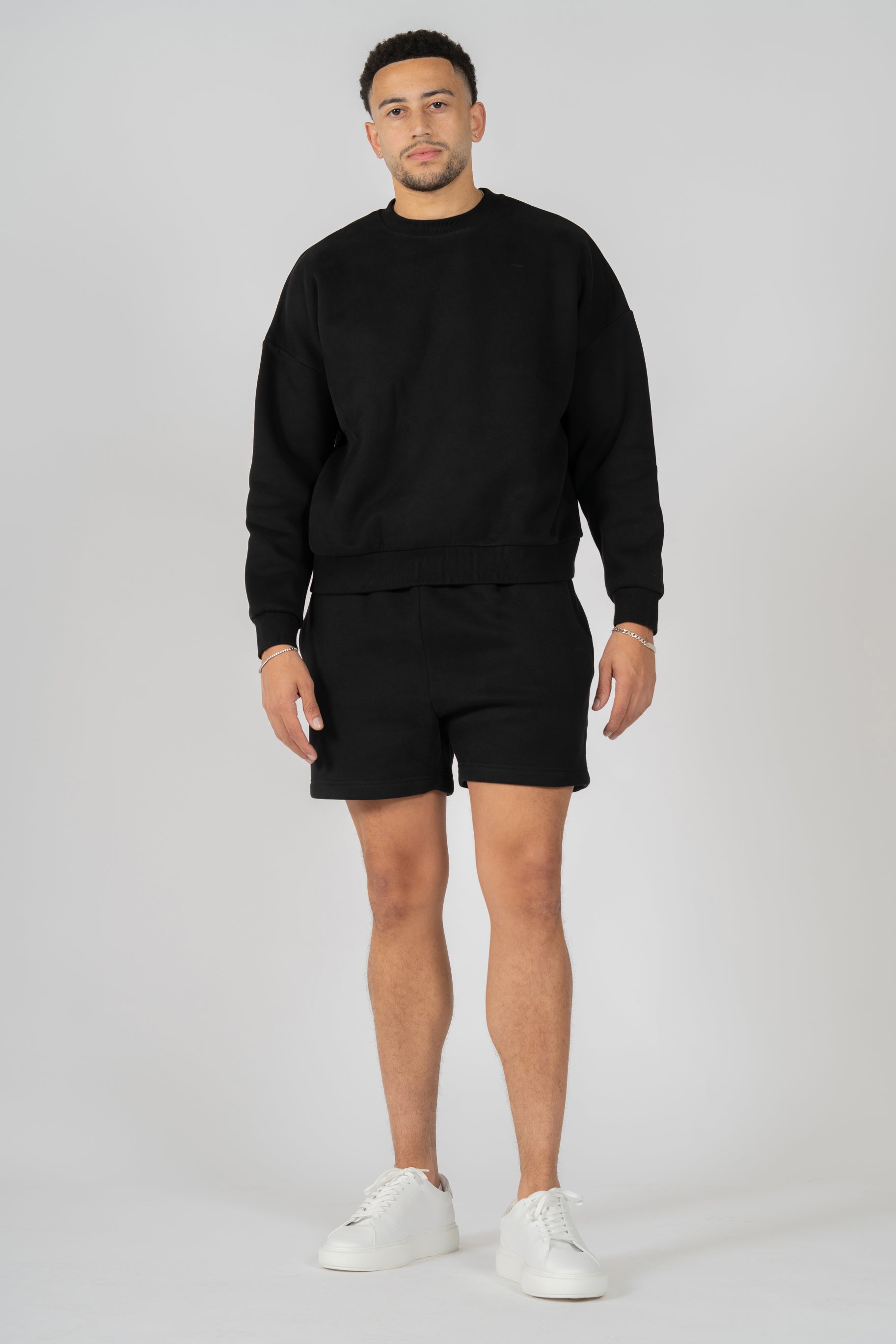 REST DAY MALE RECOVERY BLACK CREWNECK SWEATSHIRT - INFORM ACTIVE