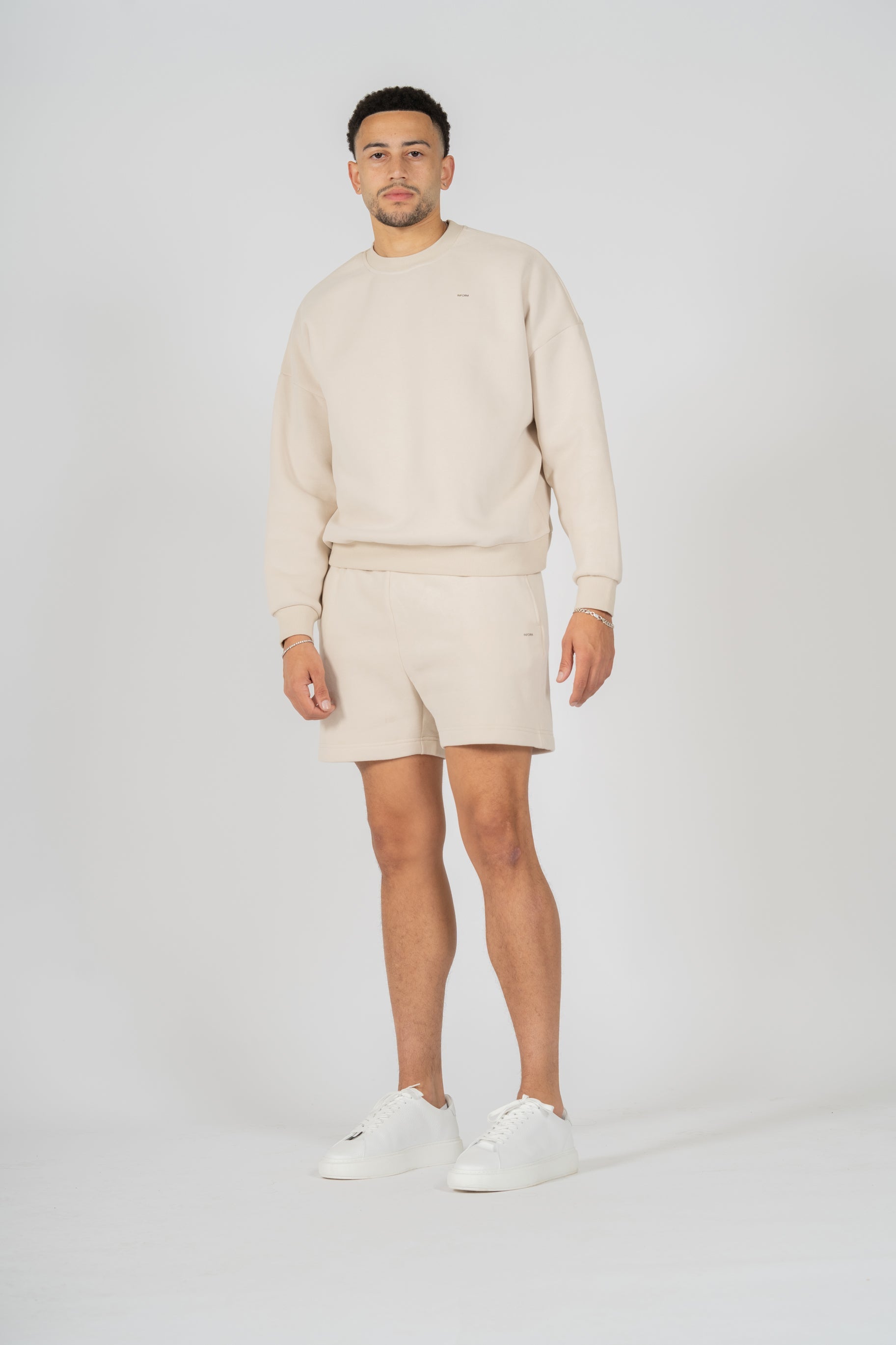 REST DAY MALE RECOVERY SOFT SAND CREWNECK SWEATSHIRT - INFORM ACTIVE