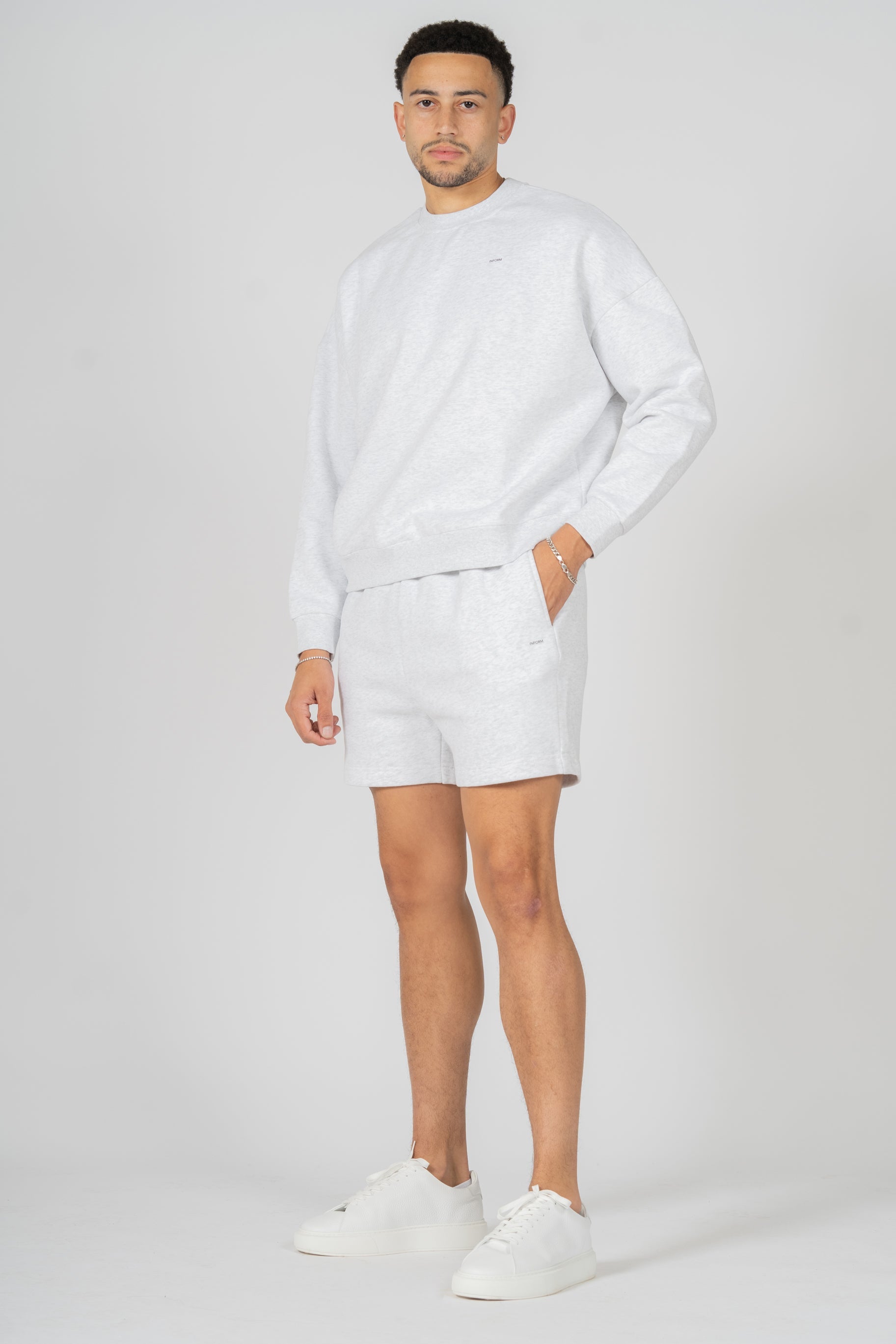 REST DAY MALE RECOVERY GREY CREWNECK SWEATSHIRT - INFORM ACTIVE