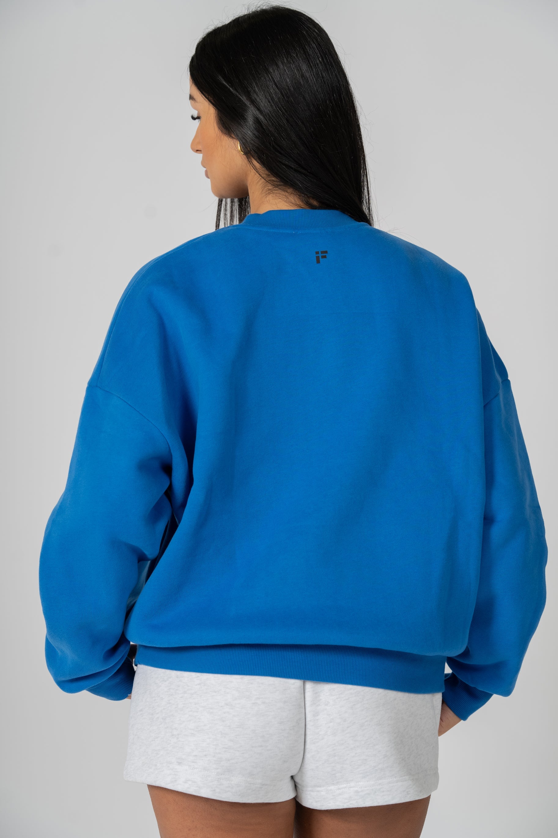REST DAY FEMALE RECOVERY BLUE CREWNECK SWEATSHIRT - INFORM ACTIVE