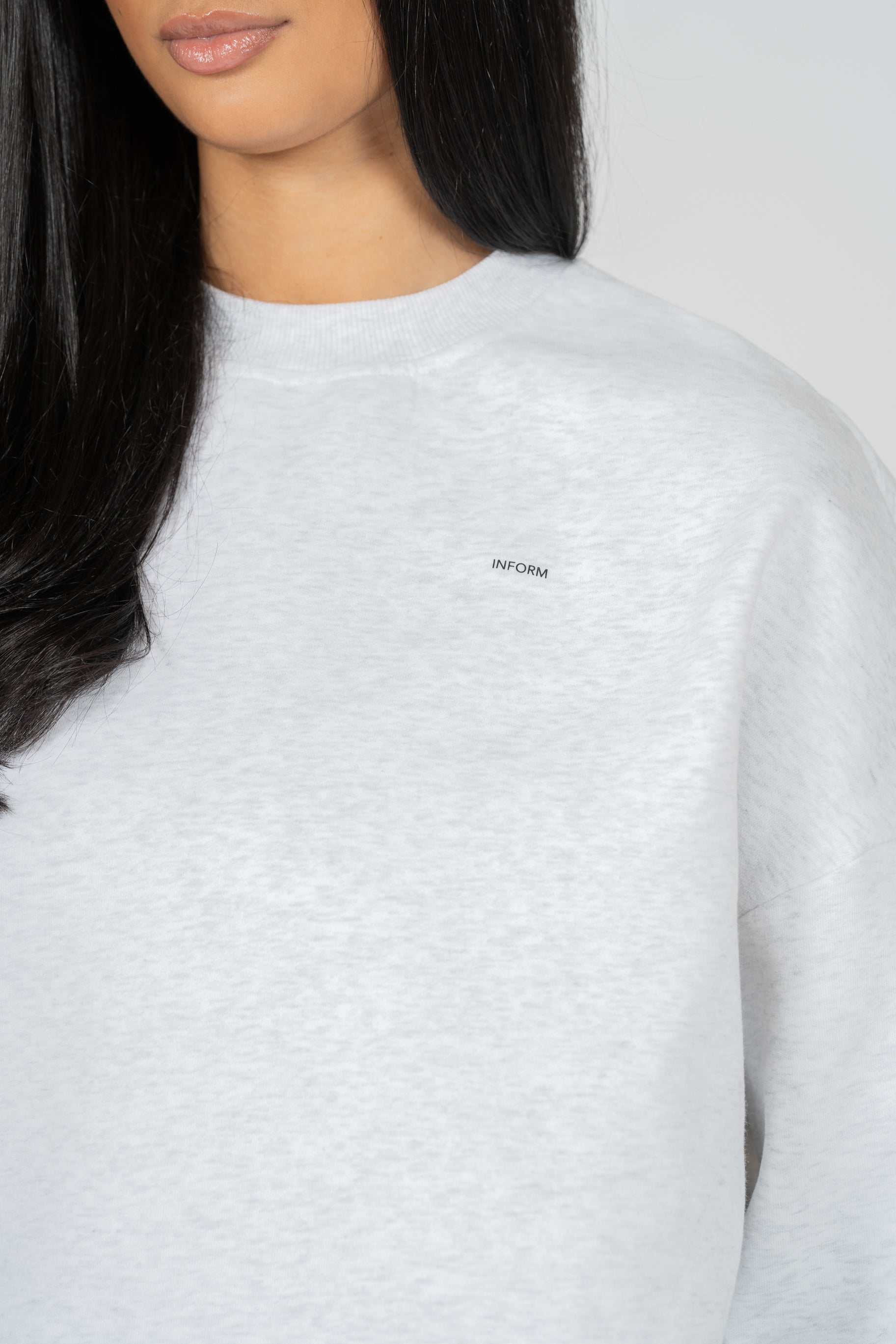 REST DAY FEMALE RECOVERY GREY CREWNECK SWEATSHIRT - INFORM ACTIVE