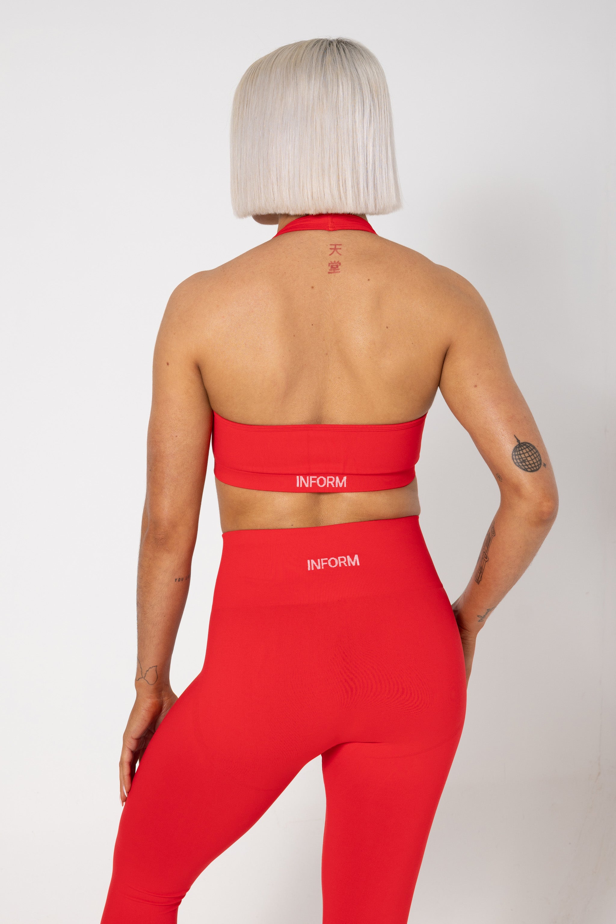 FEMALE REFORM RED WORKOUT GYM SPORTS BRA - INFORM ACTIVE