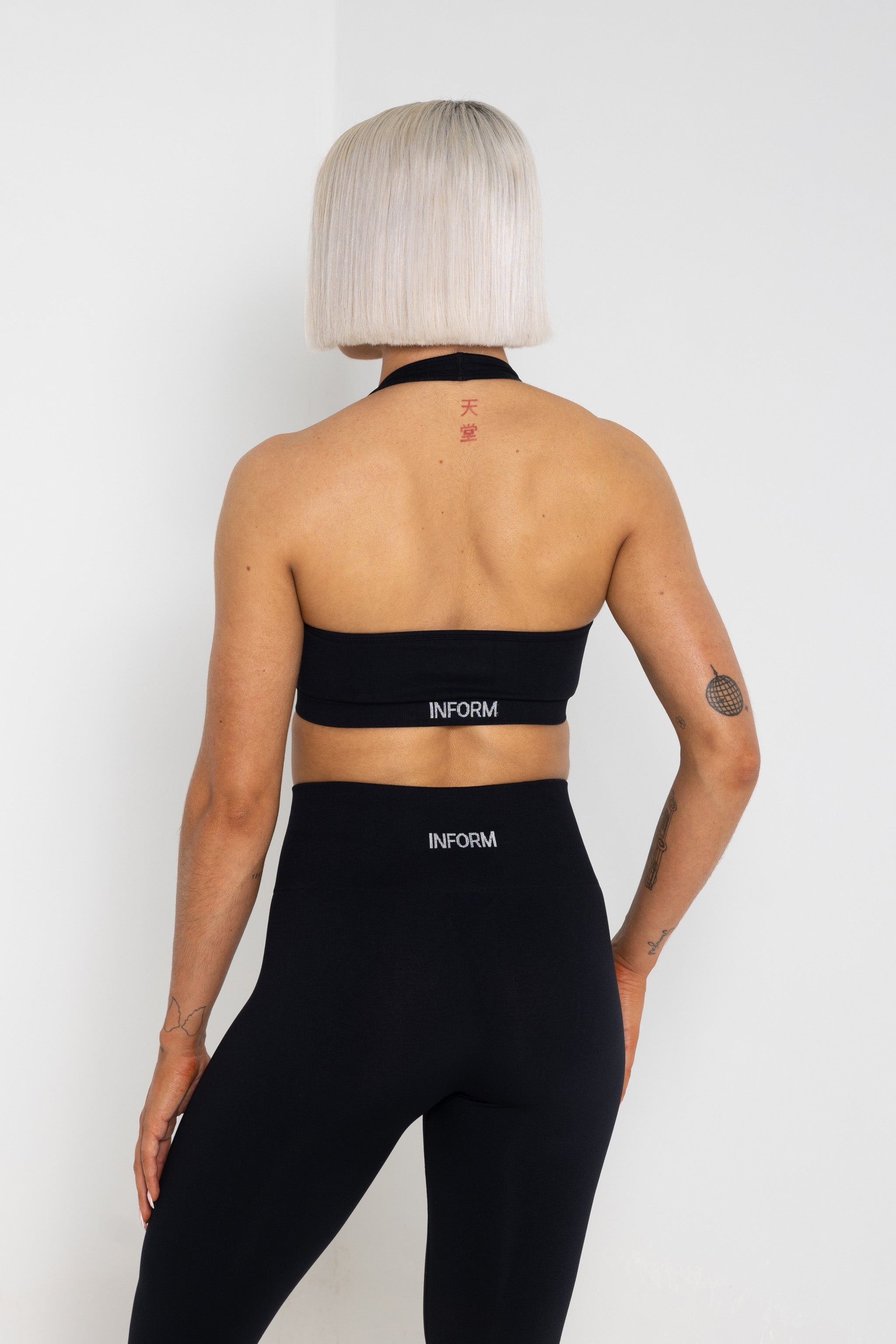 FEMALE REFORM BLACK WORKOUT GYM SPORTS BRA - INFORM ACTIVE