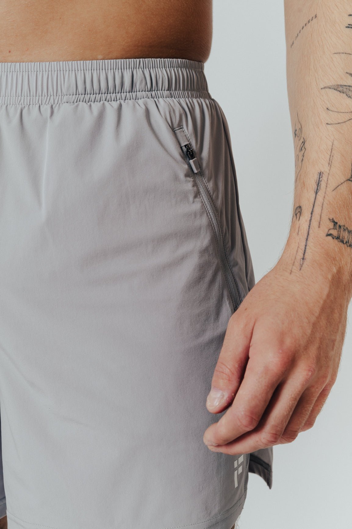 MALE TRANSFORM GREY TECHNICAL TRAINING GYM SHORTS - INFORM ACTIVE