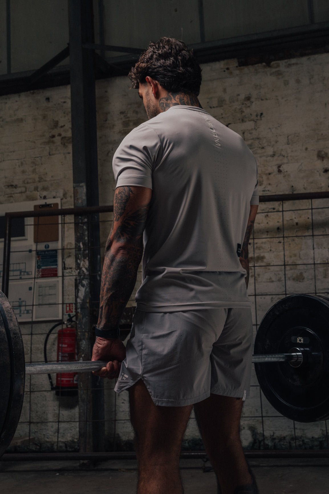 MALE TRANSFORM GREY TECHNICAL TRAINING GYM SHORTS - INFORM ACTIVE