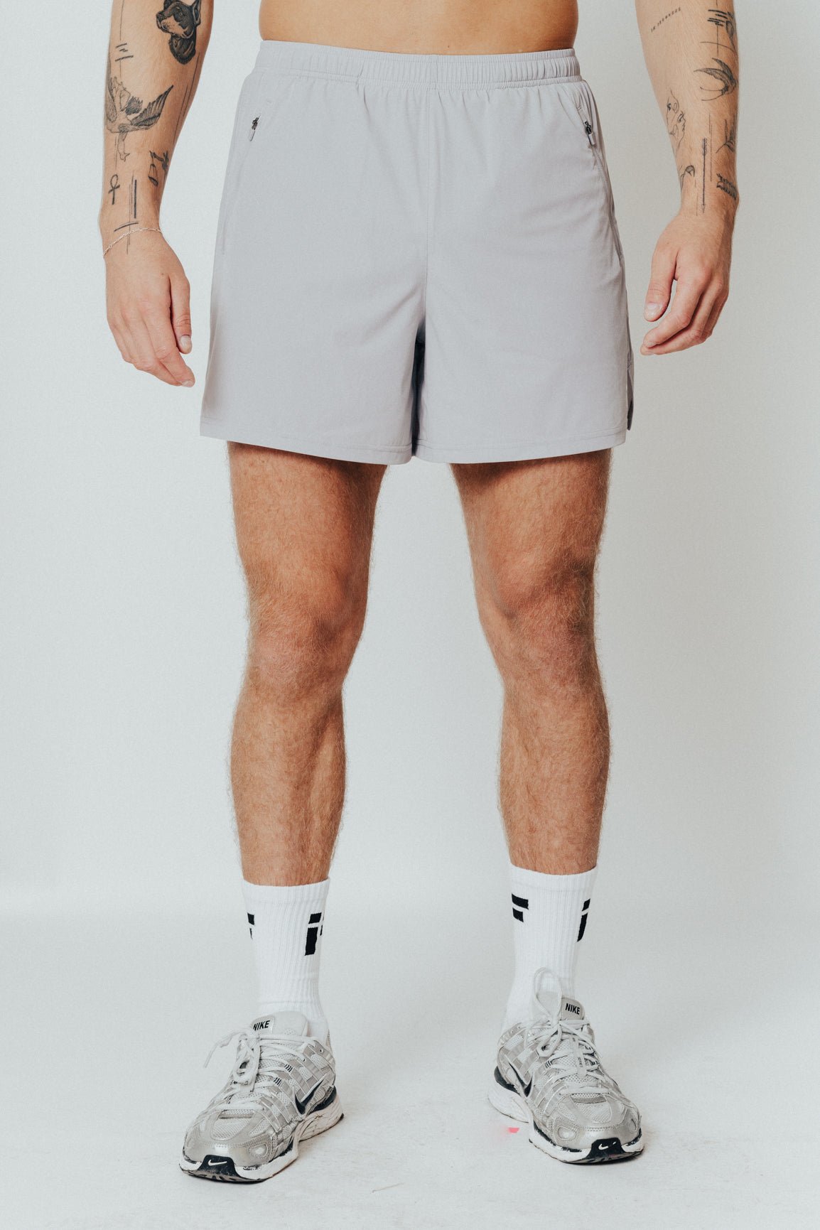 MALE TRANSFORM GREY TECHNICAL TRAINING GYM SHORTS - INFORM ACTIVE