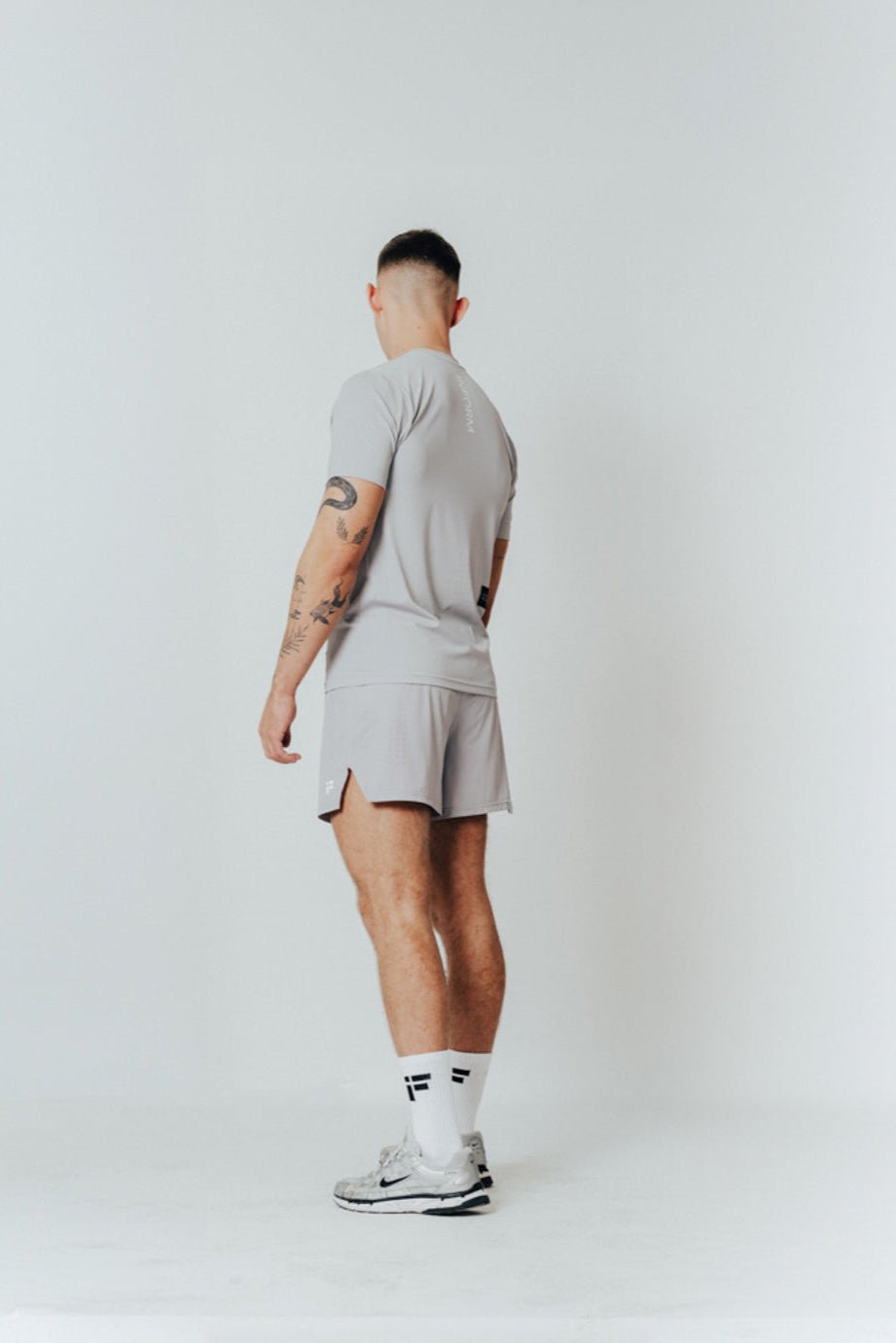MALE TRANSFORM GREY TECHNICAL TRAINING GYM SHORTS - INFORM ACTIVE