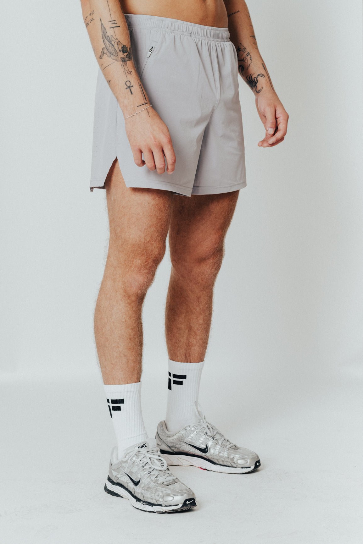 MALE TRANSFORM GREY TECHNICAL TRAINING GYM SHORTS - INFORM ACTIVE