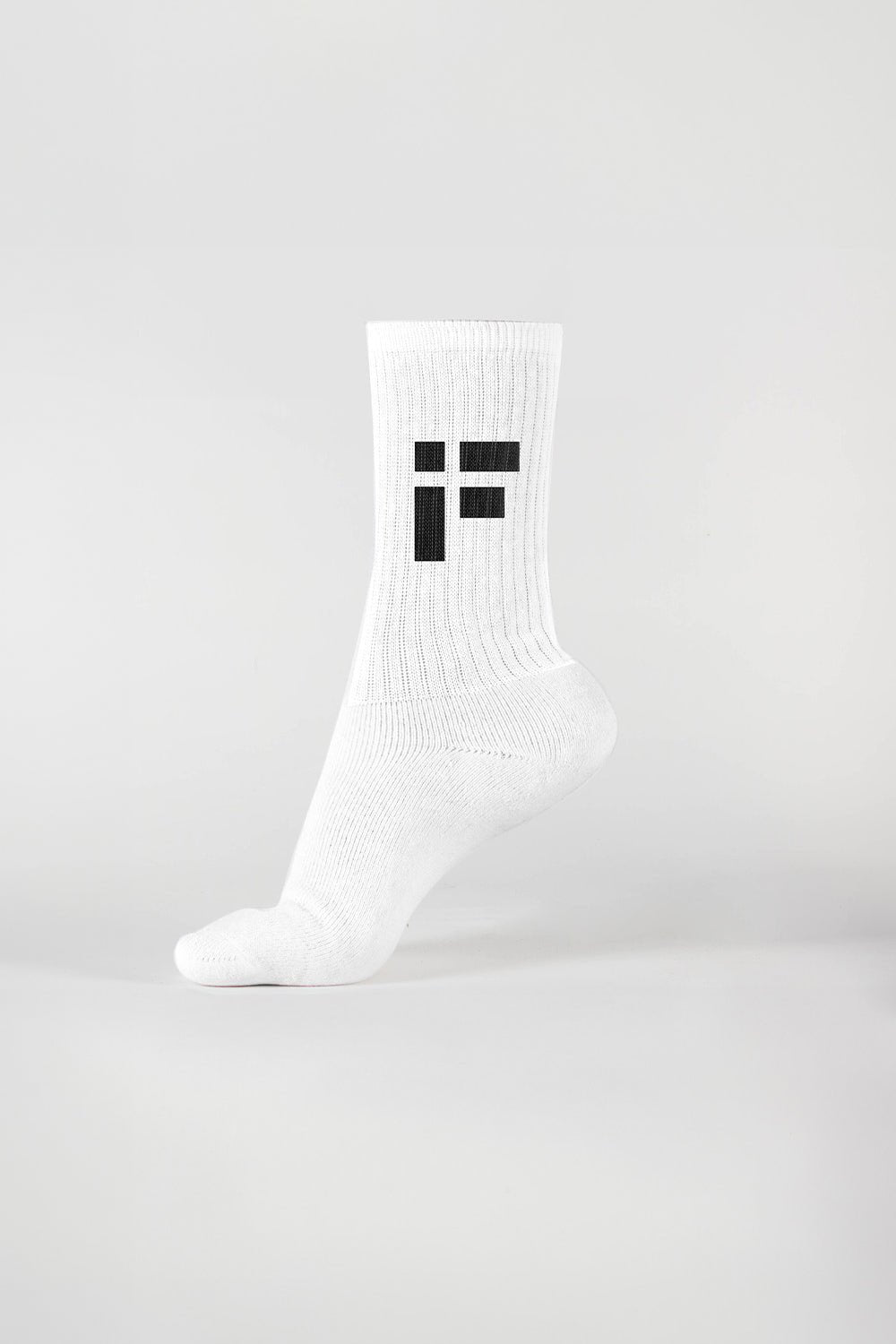White INFORM Crew Training Socks - INFORM ACTIVE